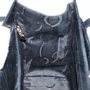 Salvatore Ferragamo Vala Shoulder Bag Leather Black Gold Auth gh986-18