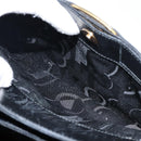 Salvatore Ferragamo Vala Shoulder Bag Leather Black Gold Auth gh986-21