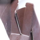 Salvatore Ferragamo Gancini Hand Bag Rubber Brown Auth gh987-18