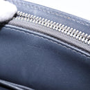 Christian Dior Chain Diorama Shoulder Bag Leather Silver Auth gh990-12