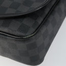 LOUIS VUITTON Damier Graphite District GM Shoulder Bag N41271 LV Auth gh993-8