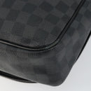 LOUIS VUITTON Damier Graphite District GM Shoulder Bag N41271 LV Auth gh993-16