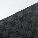 LOUIS VUITTON Damier Graphite District GM Shoulder Bag N41271 LV Auth gh993-9