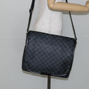 LOUIS VUITTON Damier Graphite District GM Shoulder Bag N41271 LV Auth gh993-25