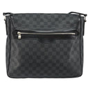 LOUIS VUITTON Damier Graphite District GM Shoulder Bag N41271 LV Auth gh993-2