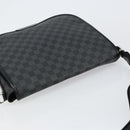 LOUIS VUITTON Damier Graphite District GM Shoulder Bag N41271 LV Auth gh993-6