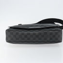 LOUIS VUITTON Damier Graphite District GM Shoulder Bag N41271 LV Auth gh993-5