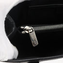 CELINE C Macadam Canvas Hand Bag Black Silver Auth gh998-14