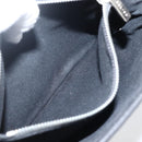 CELINE C Macadam Canvas Hand Bag Black Silver Auth gh998-20