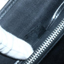 CELINE C Macadam Canvas Hand Bag Black Silver Auth gh998-22