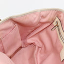 GUCCI GG Canvas Sherry Line Tote Bag Pink Gold khaki 137396 Auth gh999-19