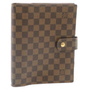 LOUIS VUITTON Damier Ebene Agenda GM Day Planner Cover R20009 LV Auth am1268gV-1