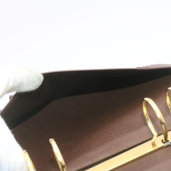 LOUIS VUITTON Damier Ebene Agenda GM Day Planner Cover R20009 LV Auth am1268gV