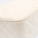 CHANEL Matelasse Chain Shoulder Bag Caviar Skin Gold White CC Auth am1370gAV-15