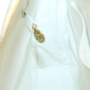 CHANEL Matelasse Chain Shoulder Bag Caviar Skin Gold White CC Auth am1370gAV-21