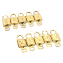 LOUIS VUITTON Padlock 10 Set Padlock Gold Tone LV Auth am1424g-1