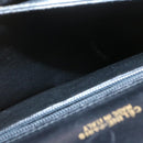 CELINE C Macadam Horse Carriage Shoulder Bag Canvas Black Gold Auth am1471g-18