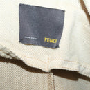 FENDI Long coat Jacket Beige Auth am1626g-6