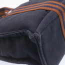 HERMES Fourre ToutPM Hand Bag Canvas Blue Navy Auth am1631g-15