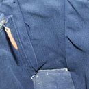 HERMES Fourre ToutPM Hand Bag Canvas Blue Navy Auth am1631g-13