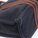 HERMES Fourre ToutPM Hand Bag Canvas Blue Navy Auth am1631g-8