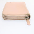 CHANEL Camelia Zip Around Wallet Leather Pink CC Auth am1797g-6