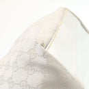 GUCCI Sherry Line GG Canvas Tote Bag Silver Blue Auth am1955g-10