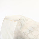 GUCCI Sherry Line GG Canvas Tote Bag Silver Blue Auth am1955g-14