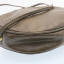 VALENTINO Shoulder Bag Leather Brown Auth am2048g-15