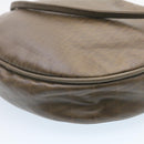 VALENTINO Shoulder Bag Leather Brown Auth am2048g-16