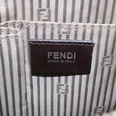 FENDI Hand Bag Leather 2way Shoulder Bag Gray Auth am2118g-10