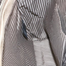 FENDI Hand Bag Leather 2way Shoulder Bag Gray Auth am2118g-19