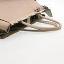 FENDI Hand Bag Leather 2way Shoulder Bag Gray Auth am2118g-6