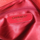 CHANEL Chain COCO Mark Super model bag Shoulder Bag Caviar Skin Red CC Auth am2162gSAV-19