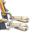 FENDI Flower Leather Navy Red Auth am2219g-5