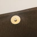 LOEWE Twist handle Velazquez Hand Bag Leather 2way Black Brown Auth am2237g-17