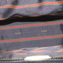 LOEWE Twist handle Velazquez Hand Bag Leather 2way Black Brown Auth am2237g-10