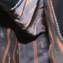 LOEWE Twist handle Velazquez Hand Bag Leather 2way Black Brown Auth am2237g-19