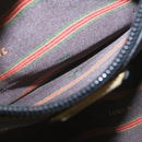 LOEWE Twist handle Velazquez Hand Bag Leather 2way Black Brown Auth am2237g-11