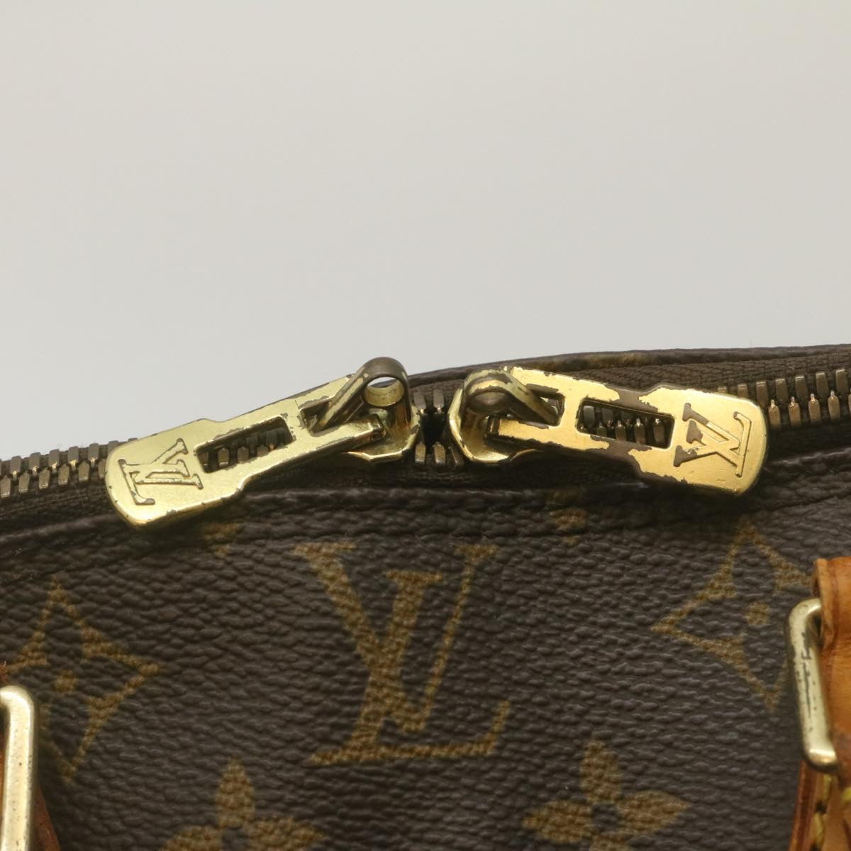 LOUIS VUITTON Monogram Alma Hand Bag M51130 LV Auth am2284g