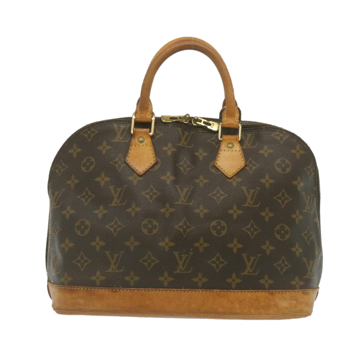 LOUIS VUITTON Monogram Alma Hand Bag M51130 LV Auth am2284g