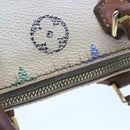 LOUIS VUITTON Monogram Multicolor Mini Speedy Hand Bag White M92645 Auth am232g-8