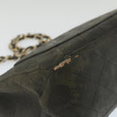 CHANEL Classic Matelasse 25 Chain Flap Shoulder Bag Lamb Skin Black am2320gA-9