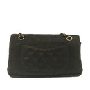 CHANEL Classic Matelasse 25 Chain Flap Shoulder Bag Lamb Skin Black am2320gA-2