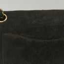 CHANEL Classic Matelasse 25 Chain Flap Shoulder Bag Lamb Skin Black am2320gA-3