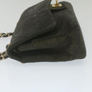 CHANEL Classic Matelasse 25 Chain Flap Shoulder Bag Lamb Skin Black am2320gA-4