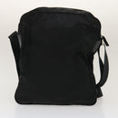 PRADA Shoulder Bag Enamel nylon 2 Set Black Auth am2339g-13
