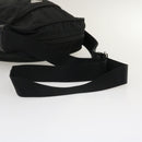 PRADA Shoulder Bag Enamel nylon 2 Set Black Auth am2339g-16