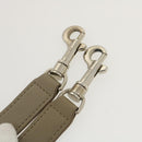 CELINE Hand Bag Leather Suede Gray Navy Auth am2375g-26