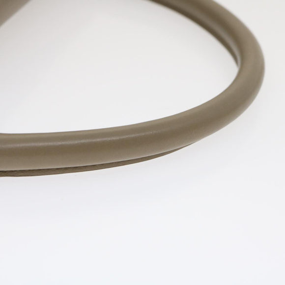 CELINE Hand Bag Leather Suede Gray Navy Auth am2375g